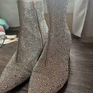 Betsey Johnson Sequin Boots